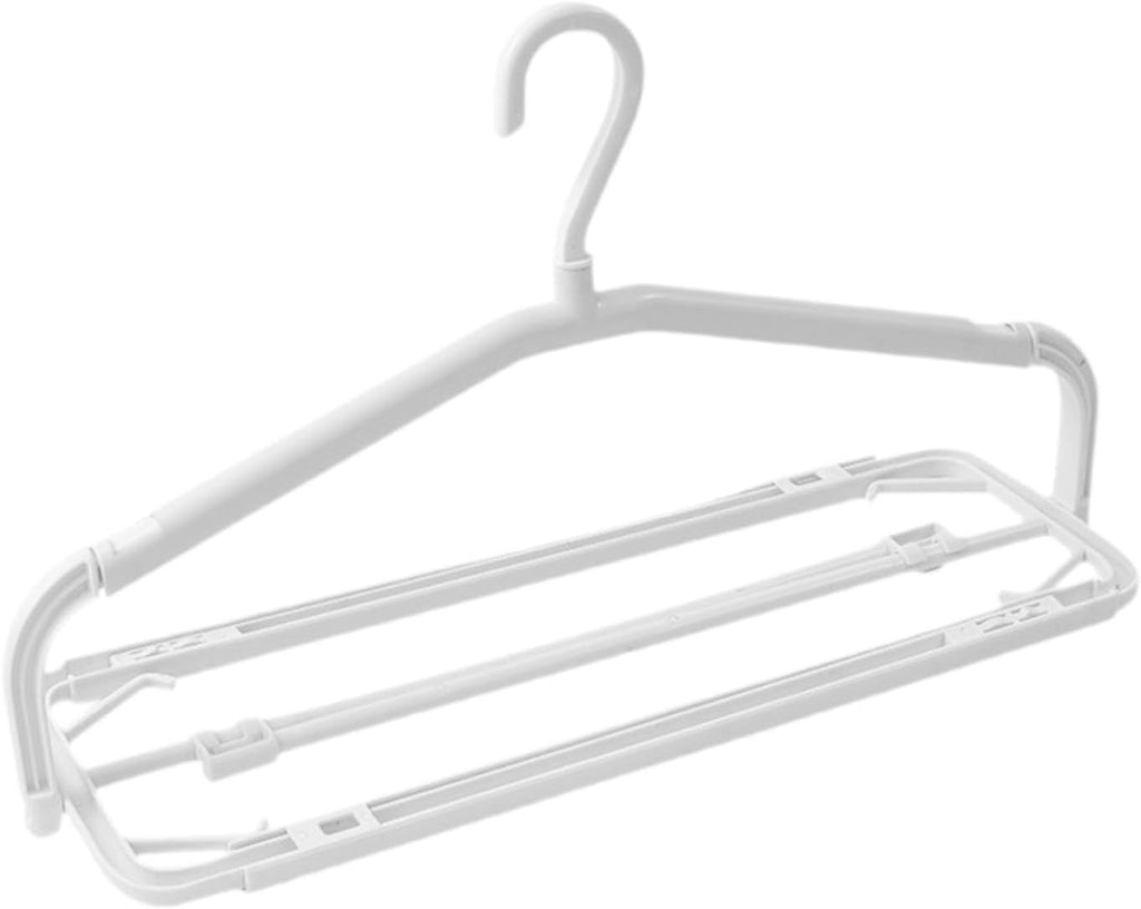 3-Tier Foldable Clothes Hanger — Triple the Drying Space, Same Spot
