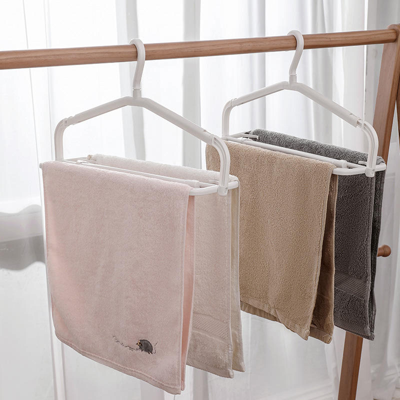 3-Tier Foldable Clothes Hanger — Triple the Drying Space, Same Spot
