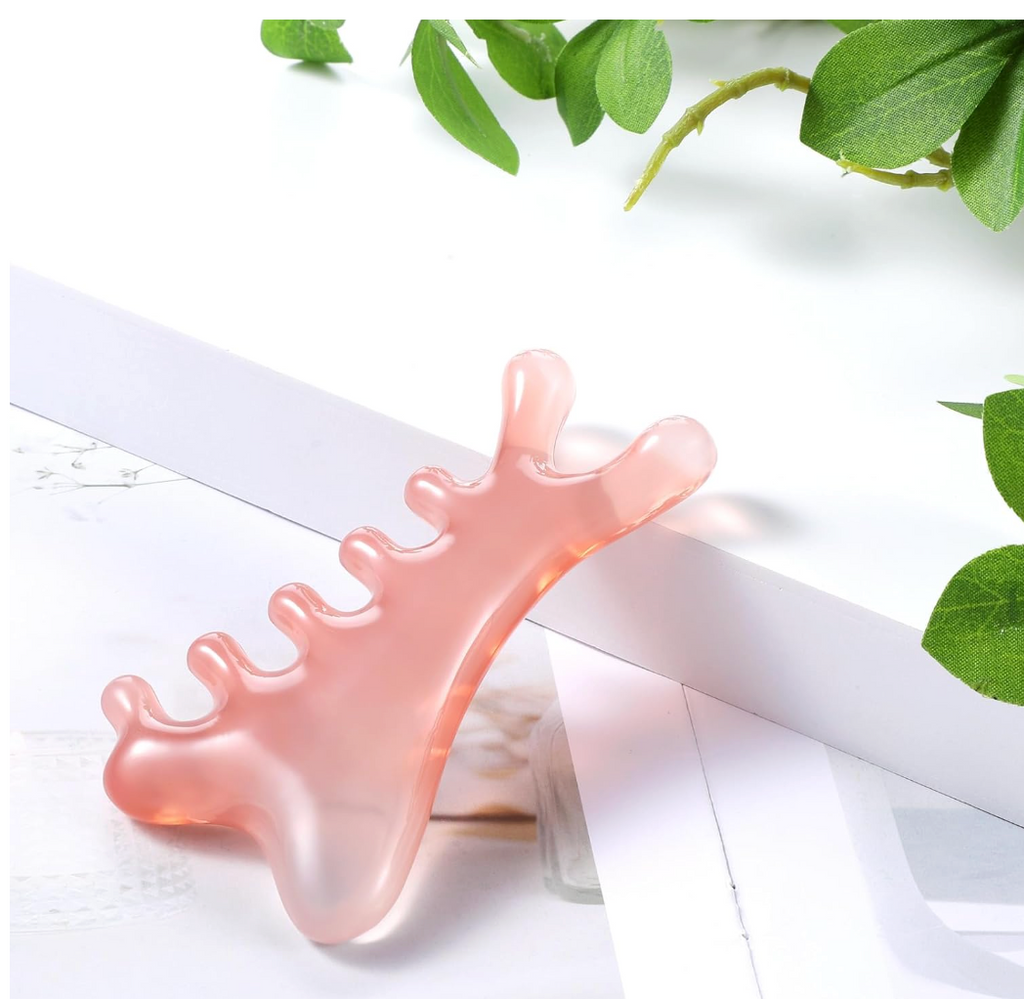 4 in 1 Resin Guasha Comb Massager