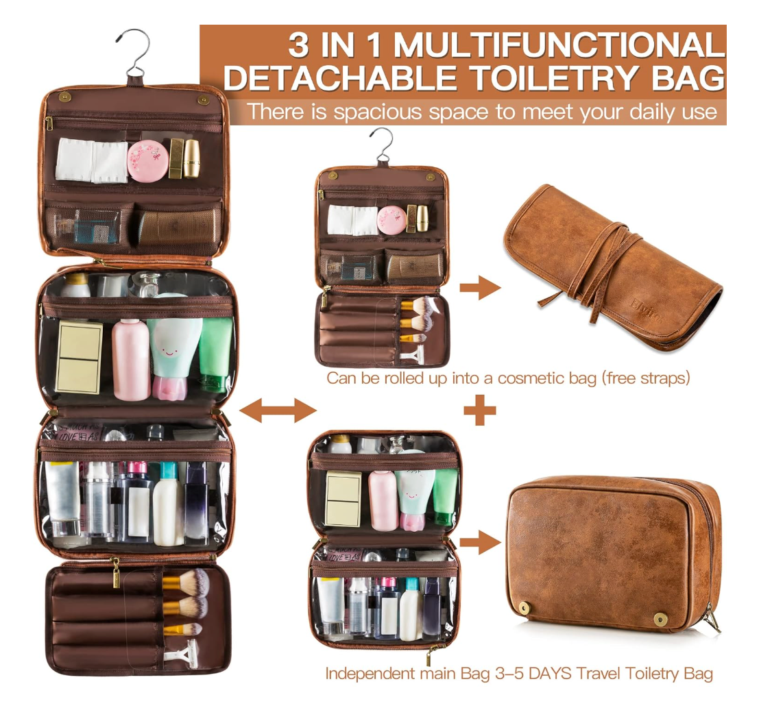 Hanging Toiletry Bag Travel Organizer
