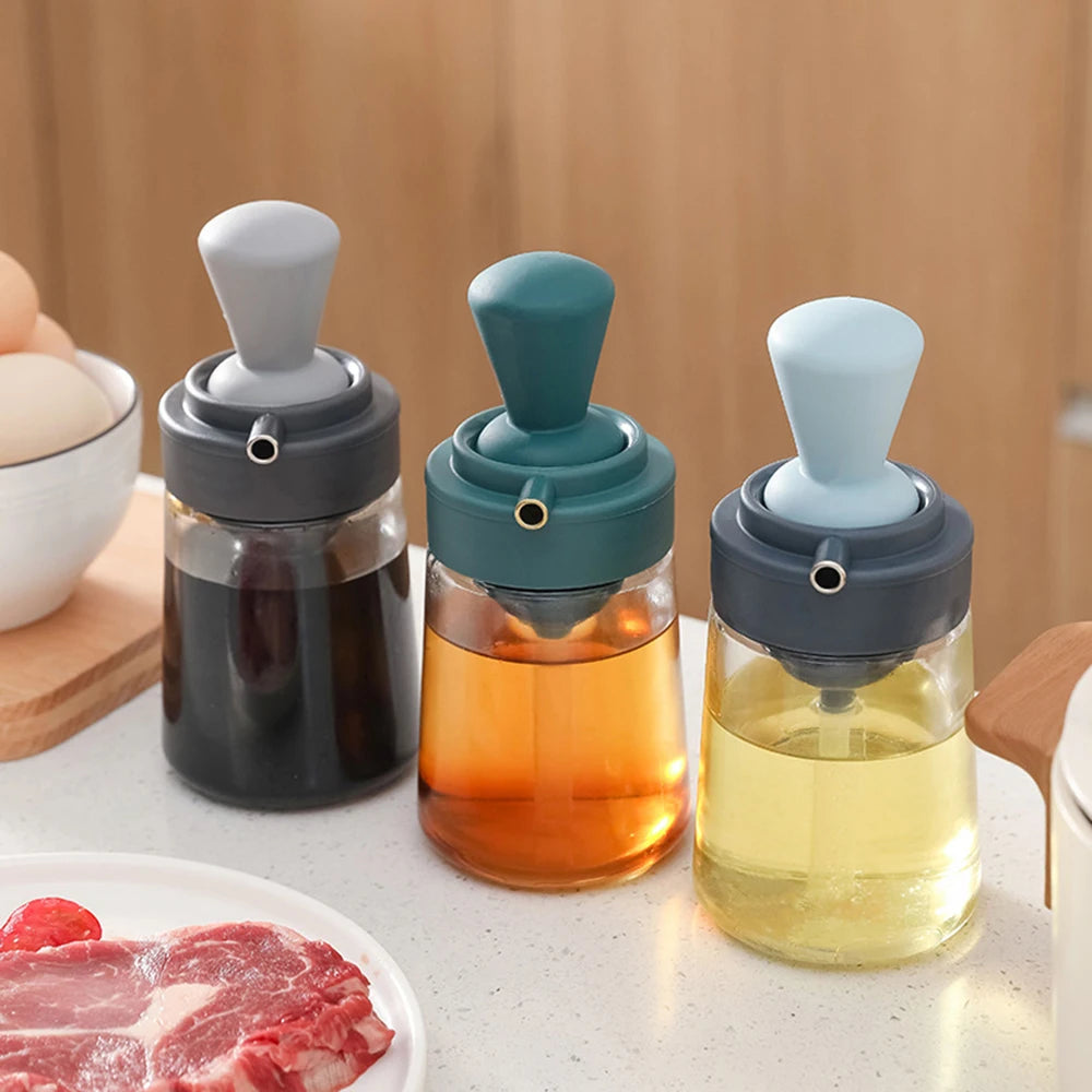 3-in-1 Glass Oil Dispenser — Your Kitchen Counter's New Centrepiece