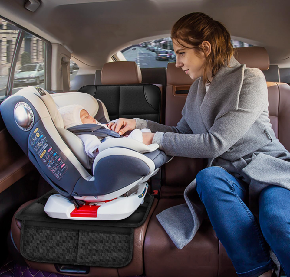 "Premium Waterproof Car Seat Protector — Fits All Cars, Easy to Clean