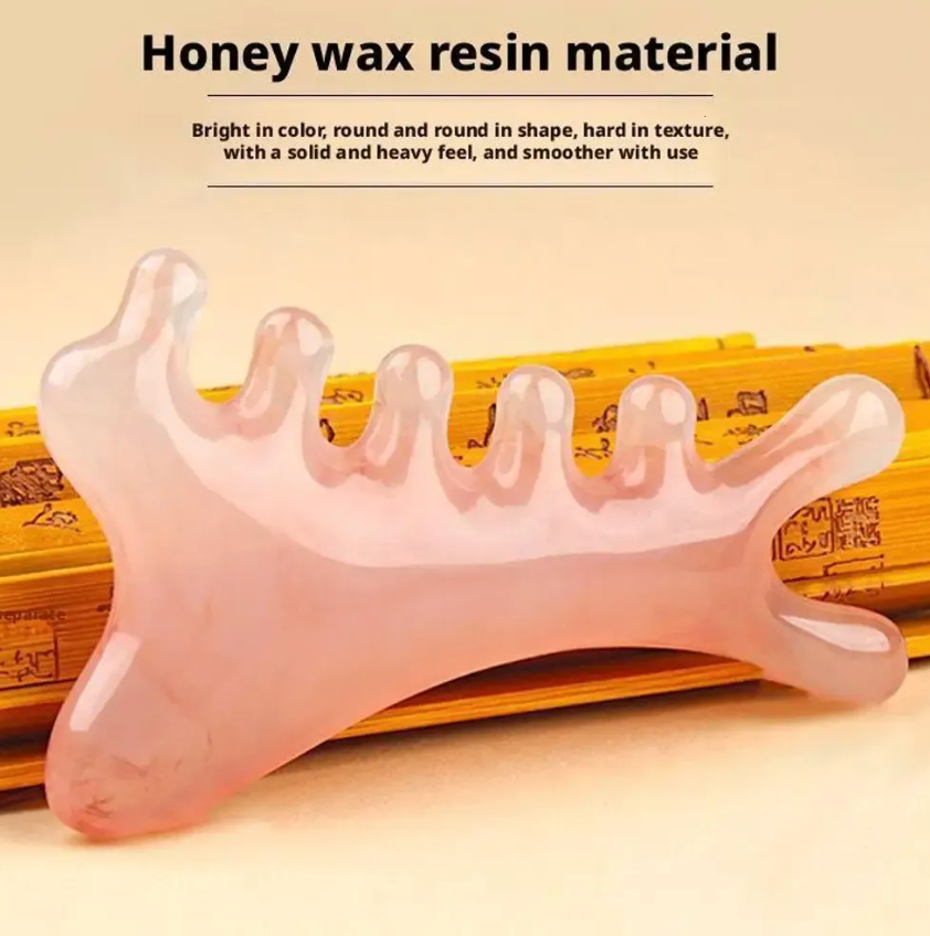 4 in 1 Resin Guasha Comb Massager