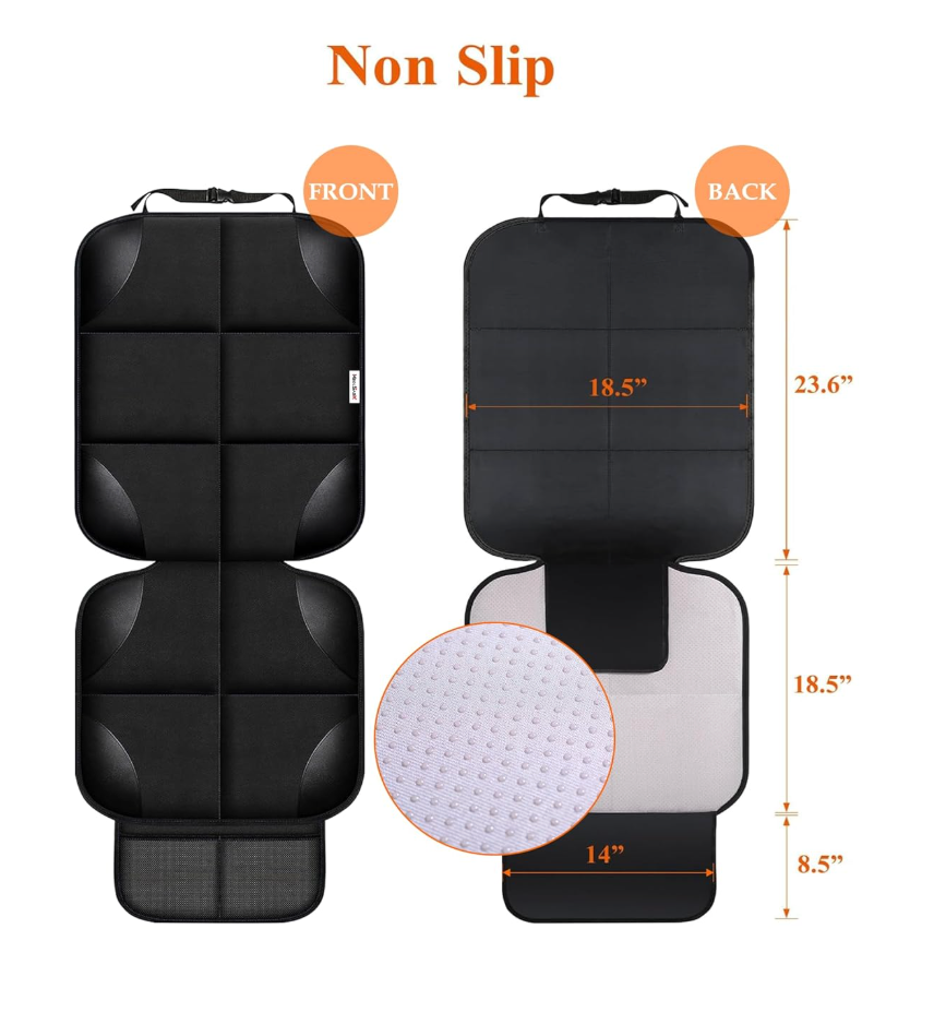 "Premium Waterproof Car Seat Protector — Fits All Cars, Easy to Clean