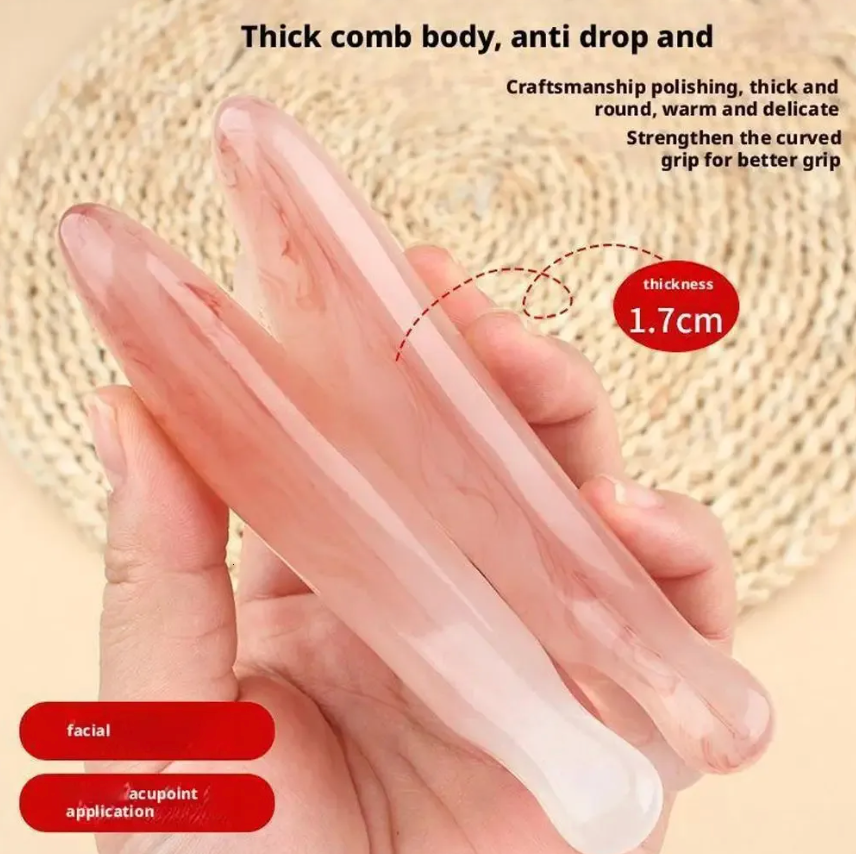 4 in 1 Resin Guasha Comb Massager