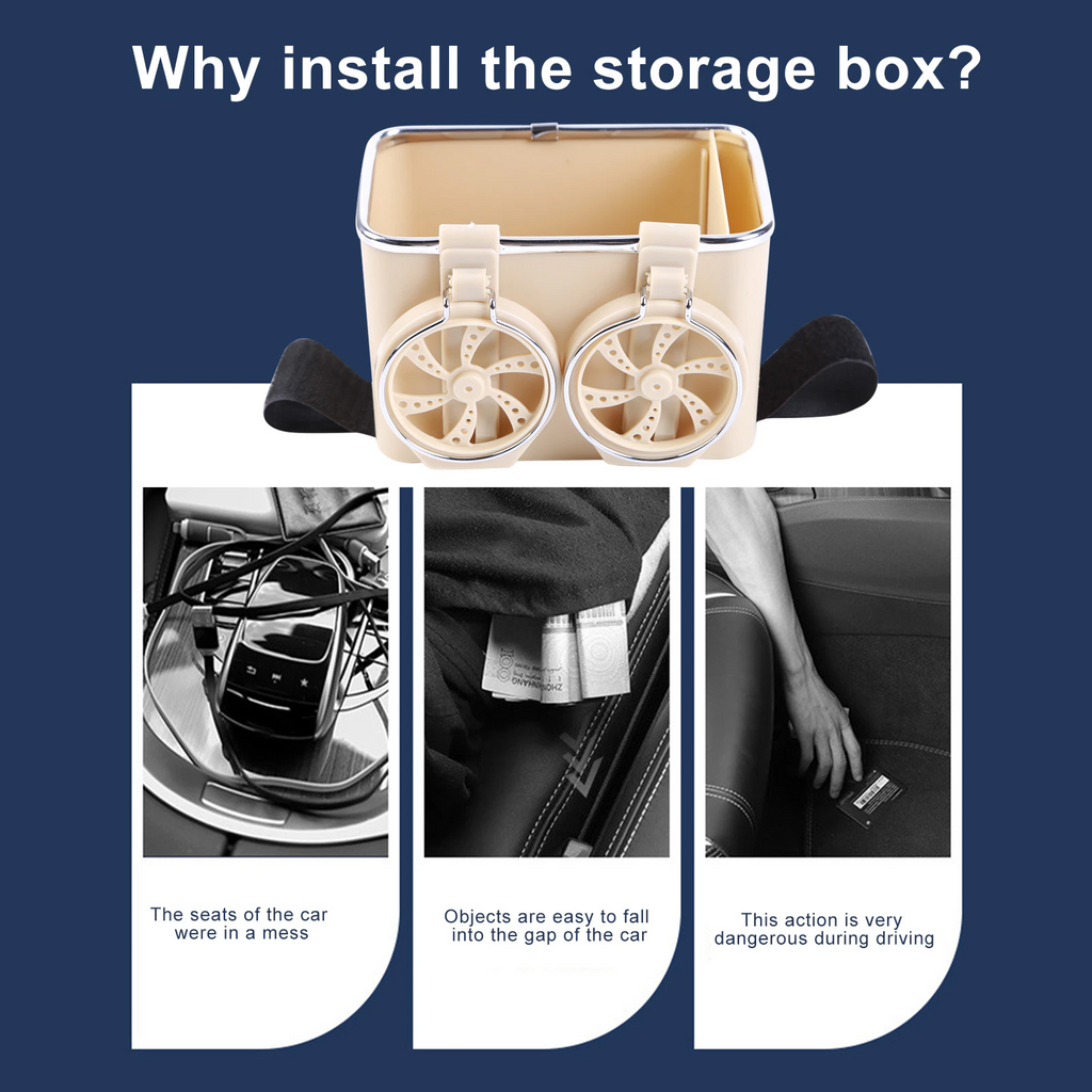 Adjustable Multifunctional Car Storage Box