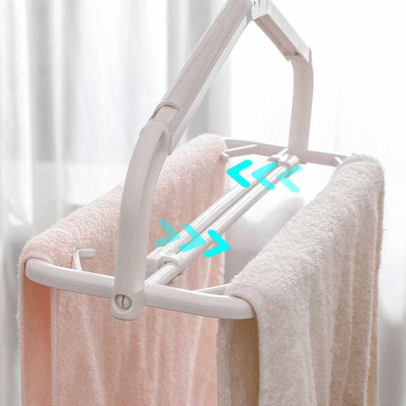 3-Tier Foldable Clothes Hanger — Triple the Drying Space, Same Spot