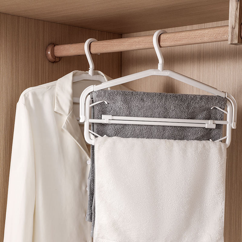 3-Tier Foldable Clothes Hanger — Triple the Drying Space, Same Spot