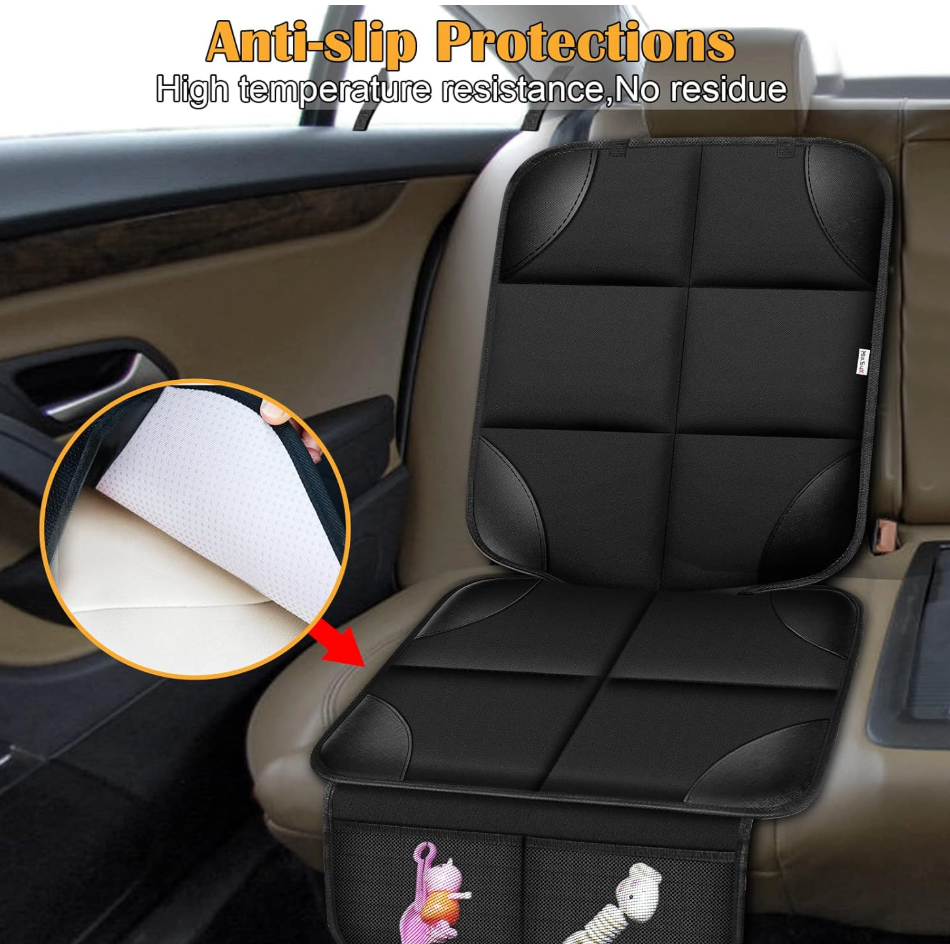 "Premium Waterproof Car Seat Protector — Fits All Cars, Easy to Clean