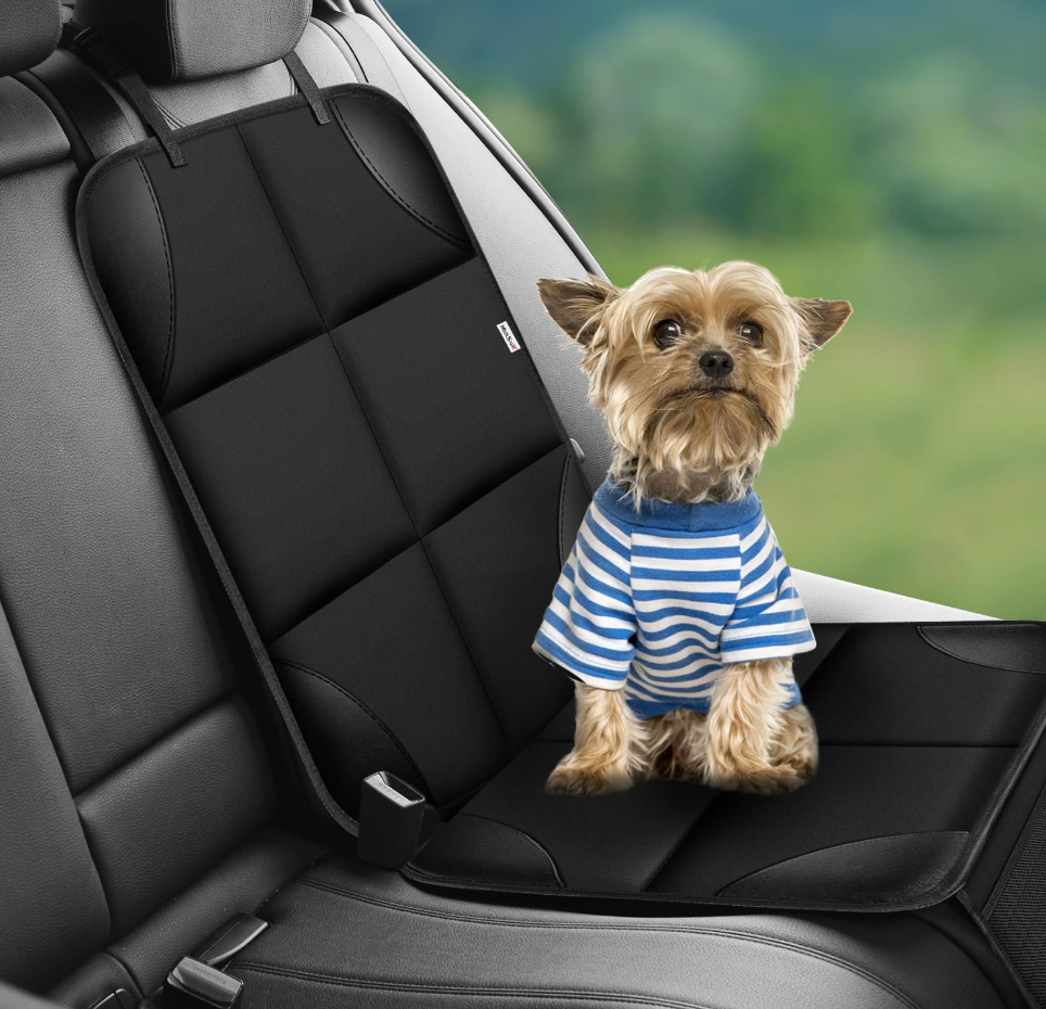 "Premium Waterproof Car Seat Protector — Fits All Cars, Easy to Clean
